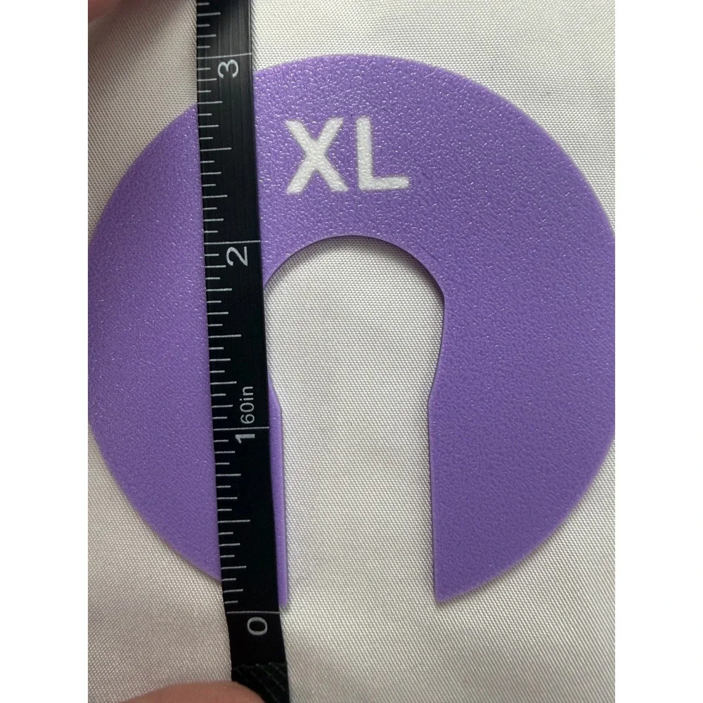 8 set Purple Closet Rod Size Dividers XXS-XXXL Boutique Clothing Rack Organizers
